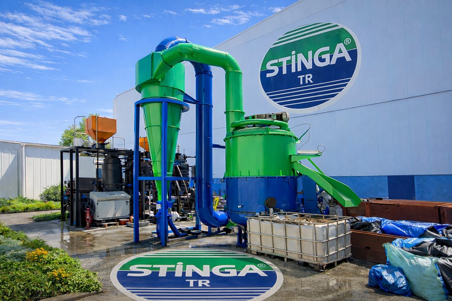 STİNGA Q1500 Reaktör Üstü Kurutma Sistemi saha görünümü